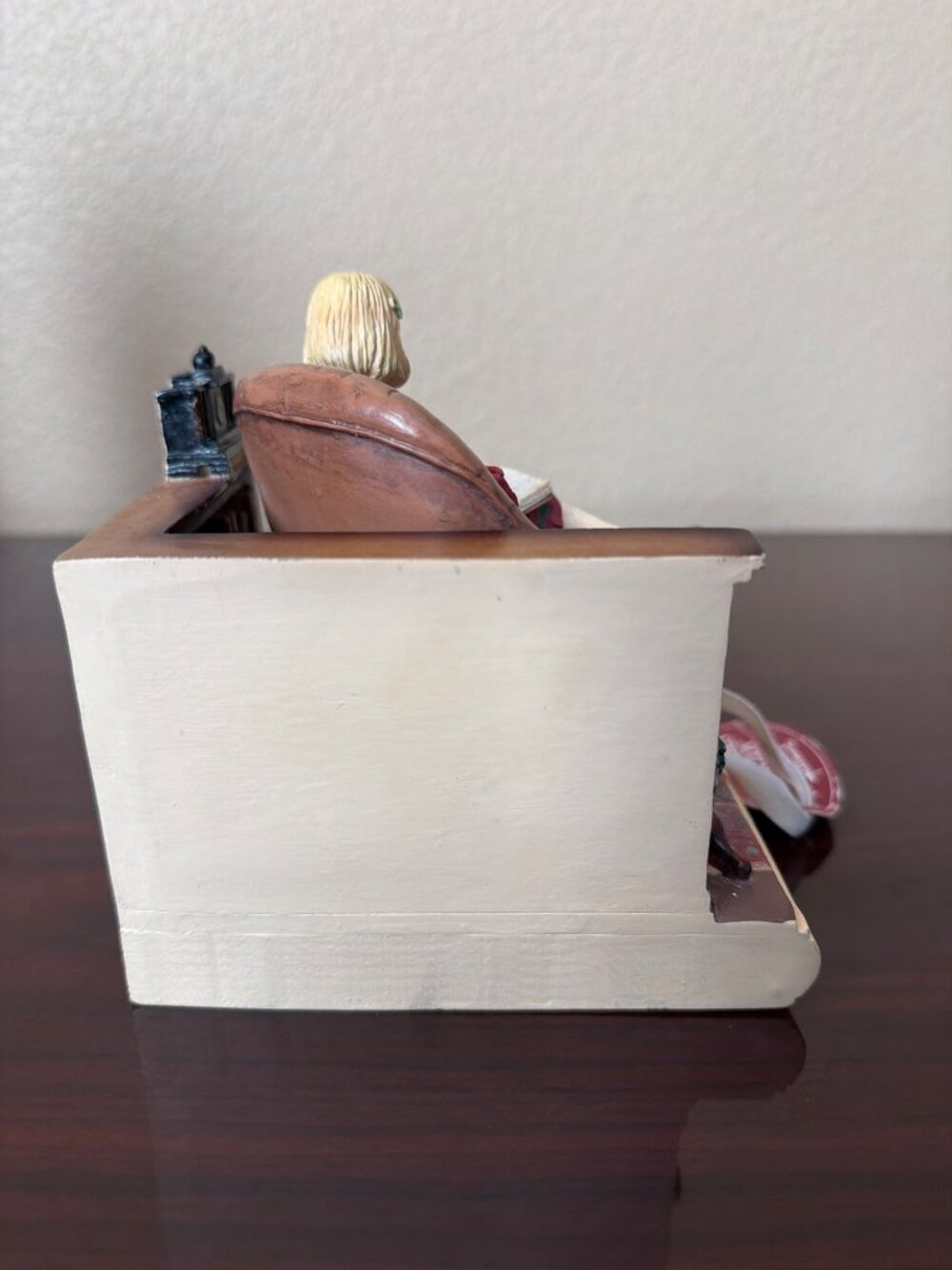 2002 Hallmark American Girl Kit Kittredge 1934 Bookend Resin Figure w/Tag FLAW - Picture 9 of 14
